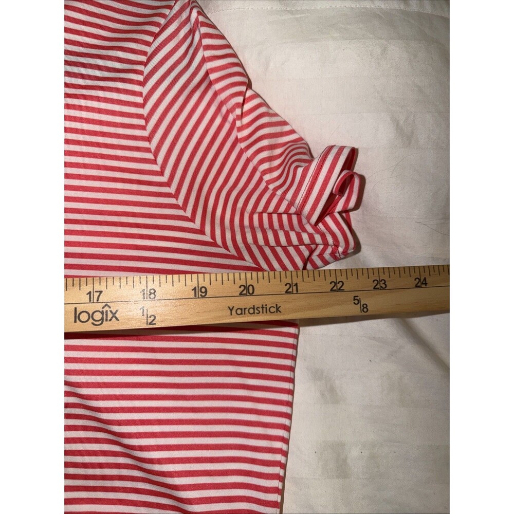EP Pro Tour Tech Polyester Polo Golf Shirt Women Size XL Striped Performance - Picture 10 of 10